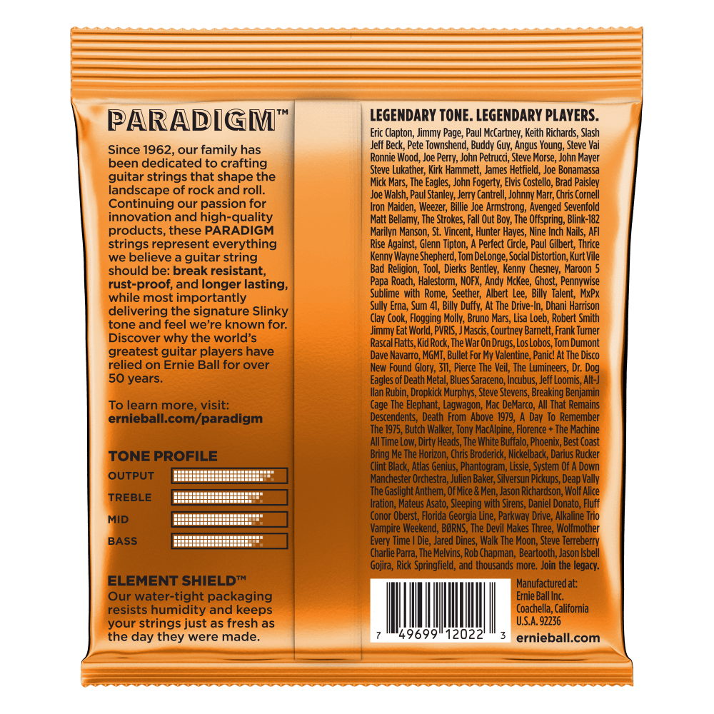 Ernie Ball Hybrid Slinky Paradigm Electric Guitar Strings, 9-46 Gauge — view 2