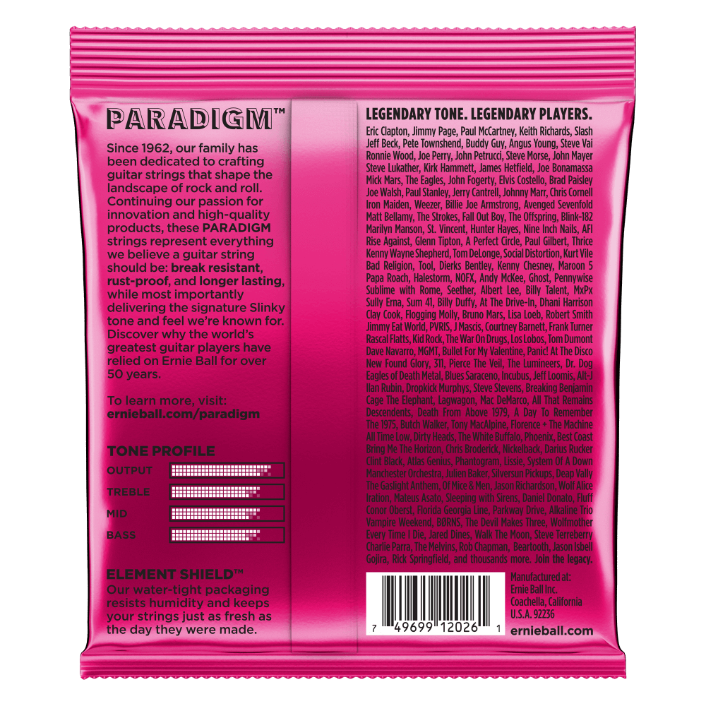 Ernie Ball Super Slinky Paradigm Electric Guitar Strings-9-42 Gauge — view 2