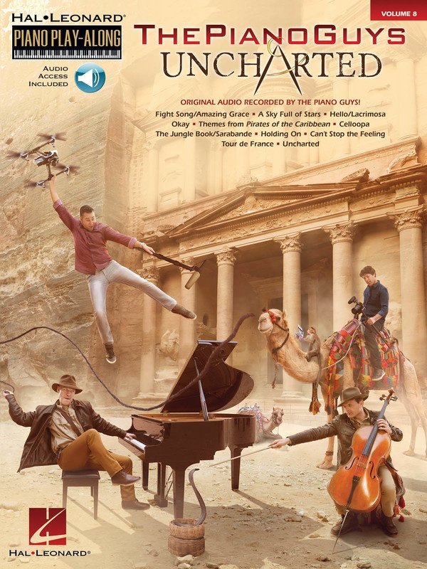 Piano Guys Uncharted Piano Playalong V8 Bk/Ola (Hal Leonard)