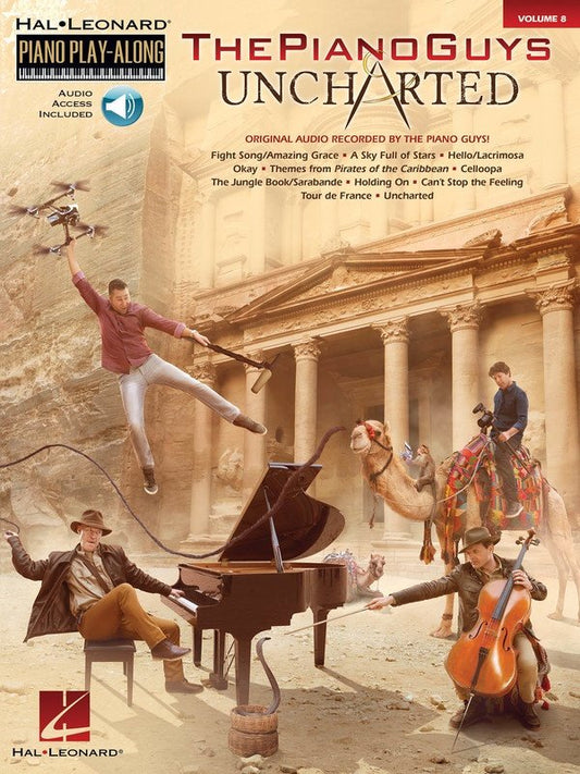 Piano Guys Uncharted Piano Playalong V8 Bk/Ola (Hal Leonard)