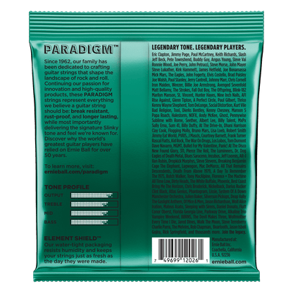 Ernie Ball Not Even Slinky Paradigm Electric Guitar Strings 12-56 Gauge — view 2
