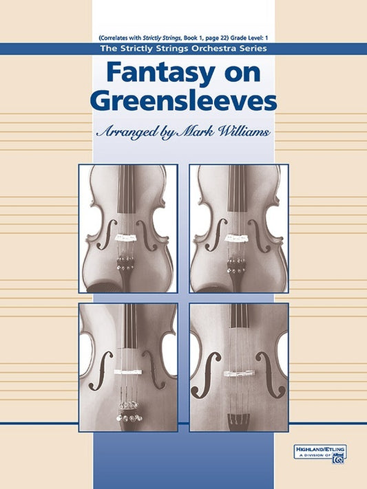 Fantasy On Greensleeves String Orchestra Gr 1