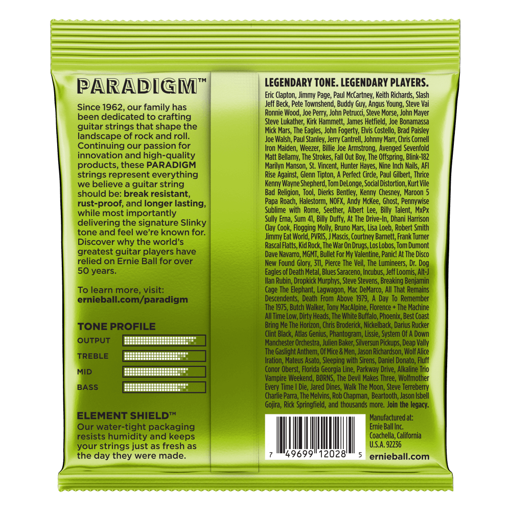 Ernie Ball Regular Slinky Paradigm 7-String Electric Guitar Strings — view 2