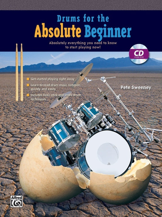 Drums For The Absolute Beginner Book/CD