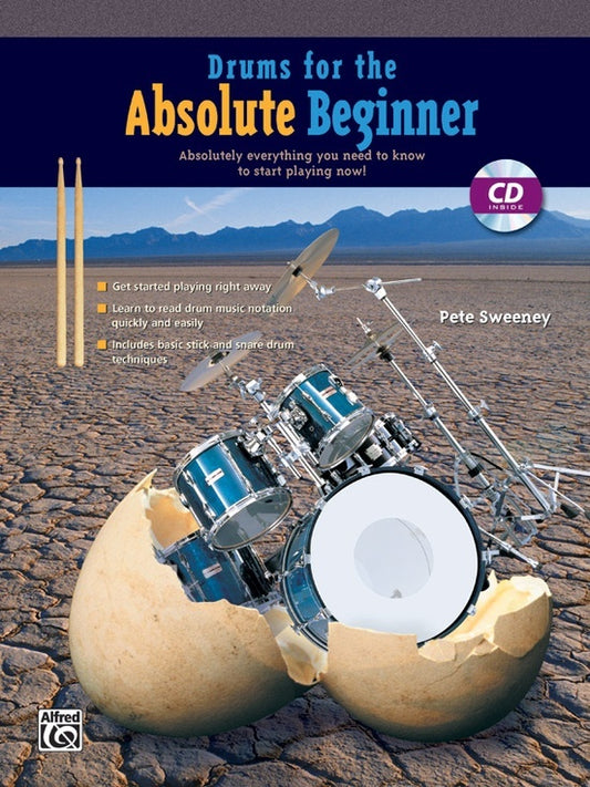 Drums For The Absolute Beginner Book/CD