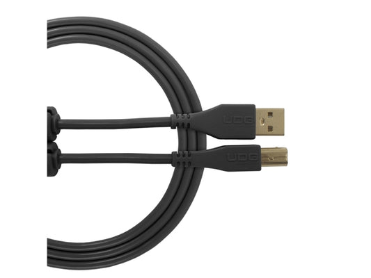 UDG Ultimate Cable USB 2.0 C-B Black Straight 15m