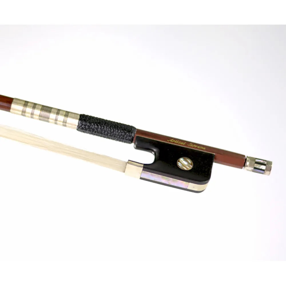 Viola Bow Articul Hi-tech Carbon Silver Fittings with Wooden Frog and Abalone Slide