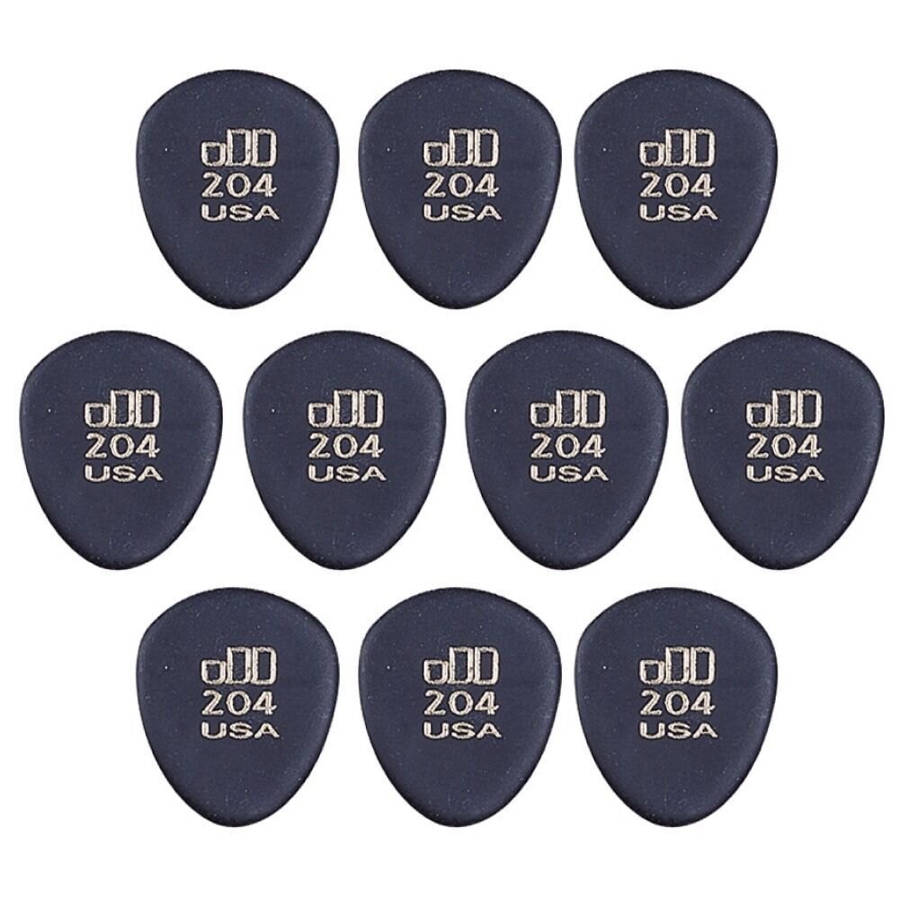 12 x Jim Dunlop JD Jazztones 204 Round Tip Guitar Picks 477R204 Jazz