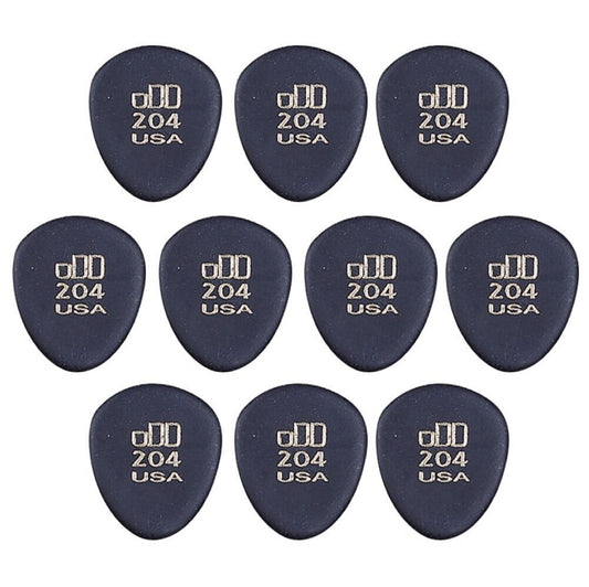 12 x Jim Dunlop JD Jazztones 204 Round Tip Guitar Picks 477R204 Jazz