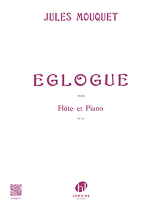 Mouquet - Eglogue Op 29 For Flute/Piano Softcover Book (Flute)