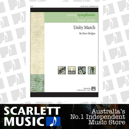 Unity March Concert Band Sheet Music Grade 2 — view 2