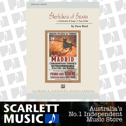 Sketches of Spain Concert Band Sheet Music Grade 3 — view 2