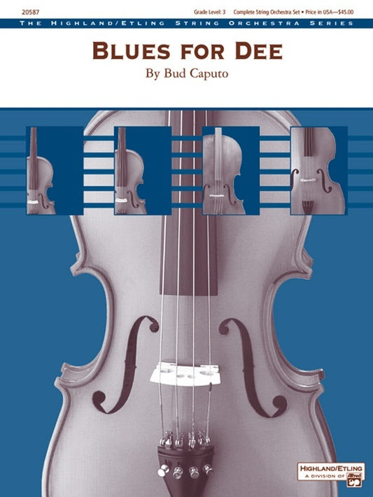 Blues For Dee String Orchestra Sheet Music Grade 3