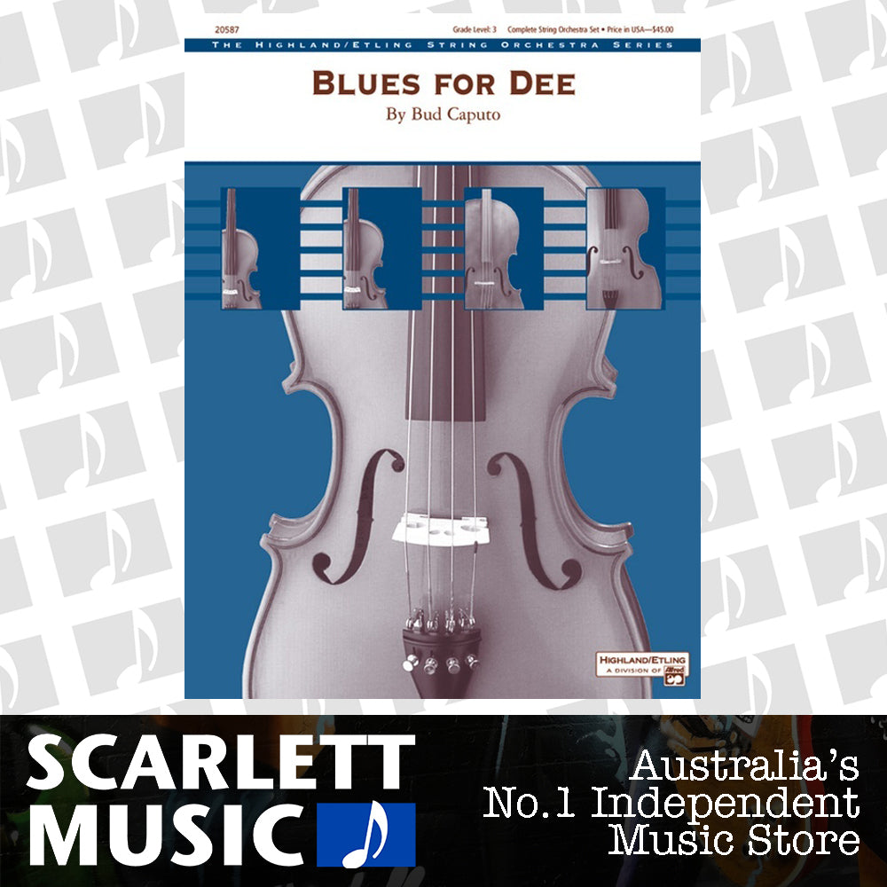 Blues For Dee String Orchestra Sheet Music Grade 3 — view 2
