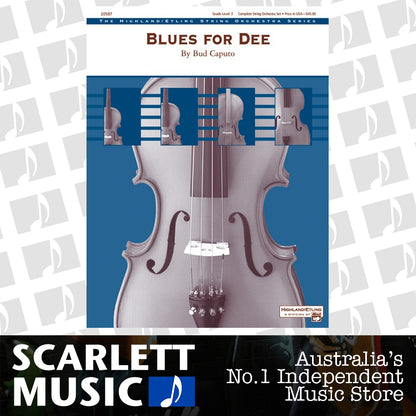 Blues For Dee String Orchestra Sheet Music Grade 3 — view 2