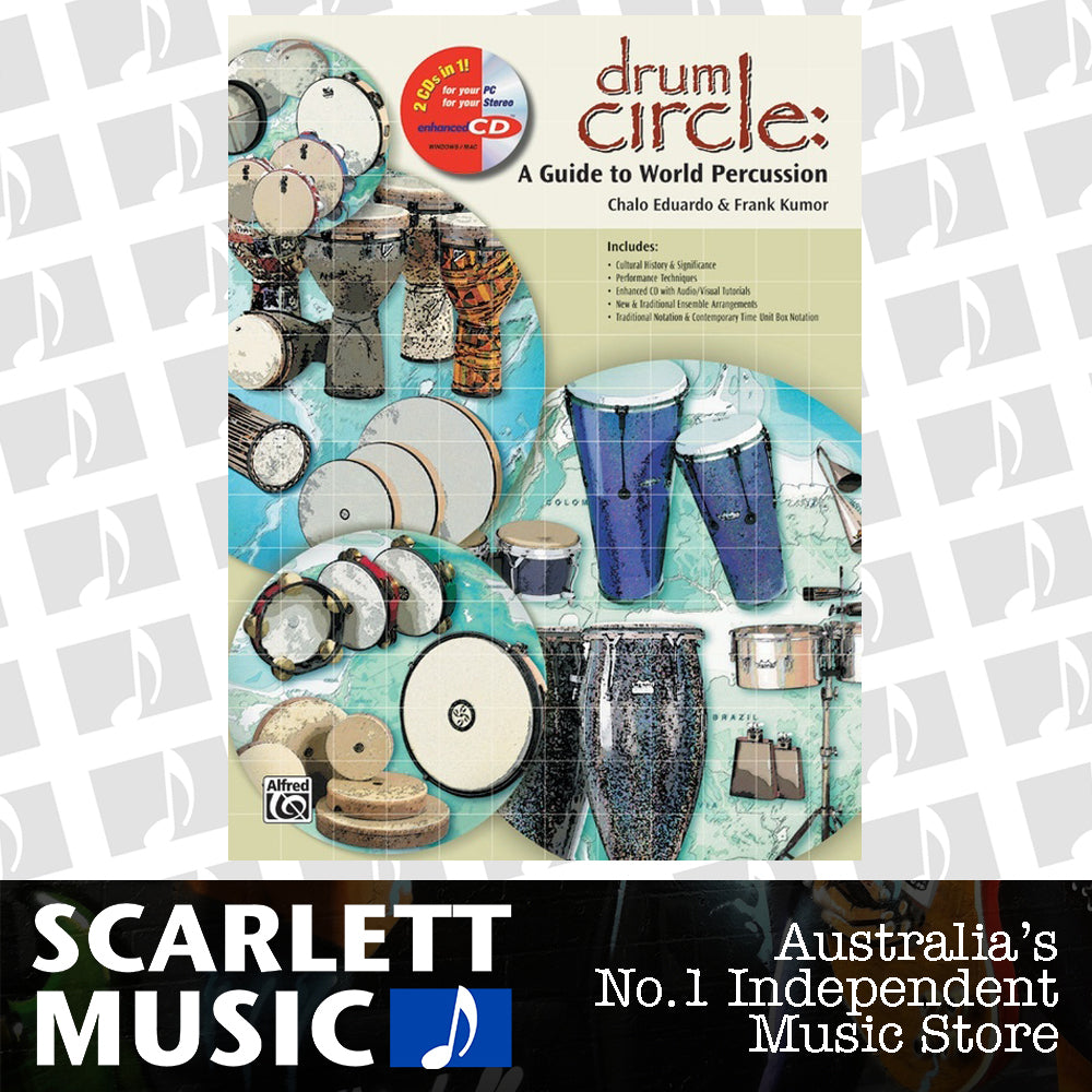 Drum Circle Guide To World Percussion Book/ECD — view 2