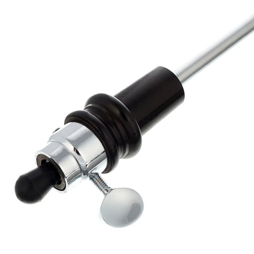 Double Bass Endpin Corked Ebony 37cm Chrome Band