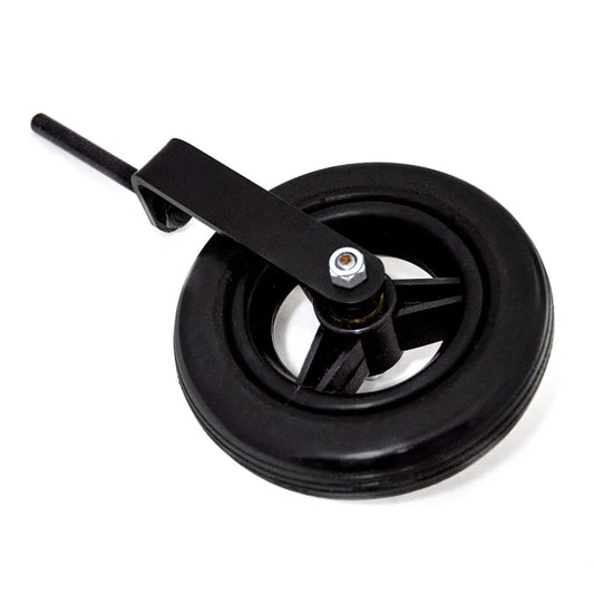 Double Bass Endpin Wheel - 15mm Shaft, Robust Rubber Tyre for Easy Movement