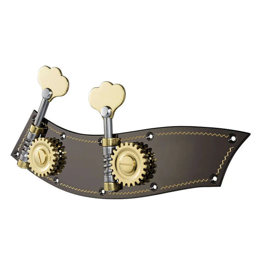 Rubner Double Bass Machine Heads Black/Nickel