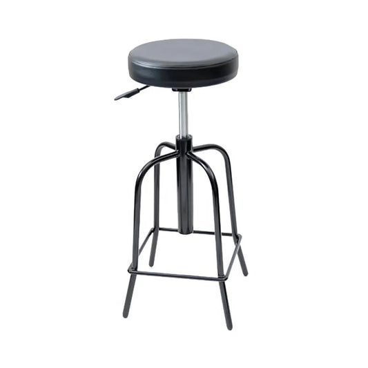 FPS Gas Lift Double Bass Stool - Height Adjustable 68cm to 84cm, Swivel Deep-Padded Seat, Stable Four-Leg Design