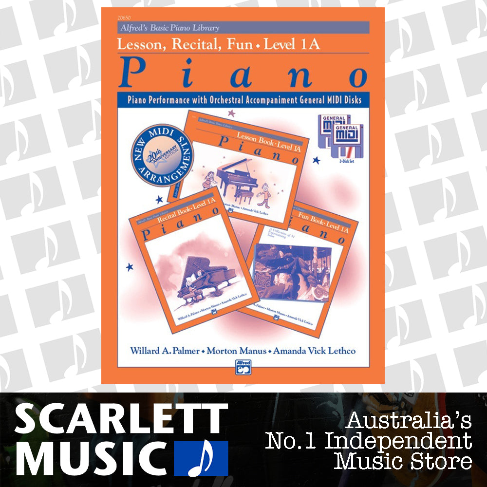 Alfred's Basic Piano Library (ABPL) General Midi Lesson Recital Fun Level 1A — view 2