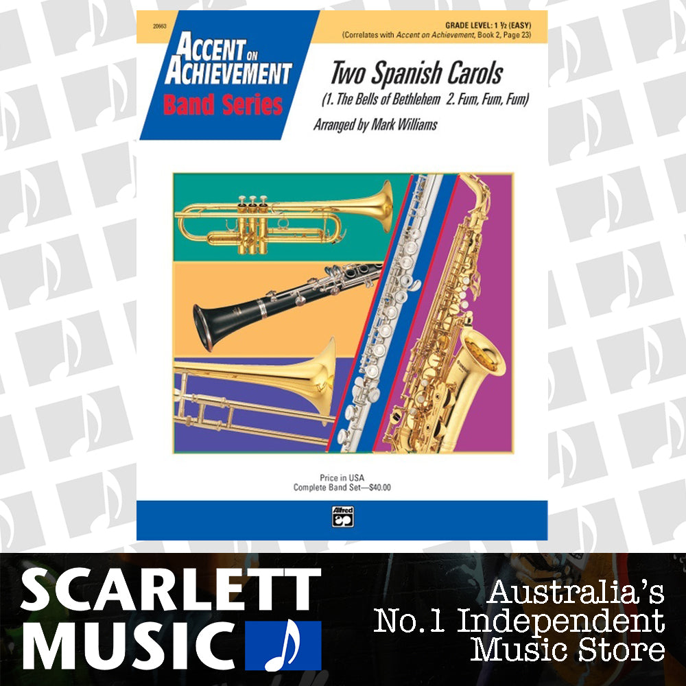 Two Spanish Carols Concert Band Gr 1.5 — view 2