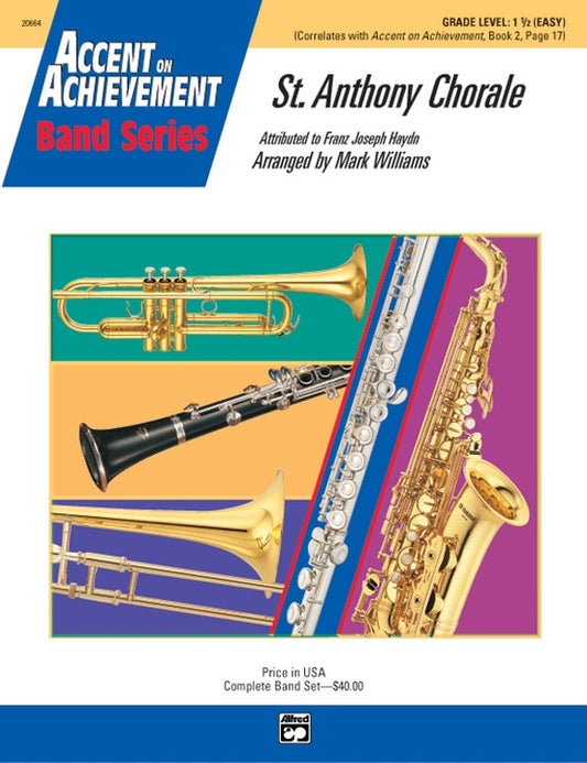 St Anthony Chorale Concert Band Sheet Music Grade 1.5