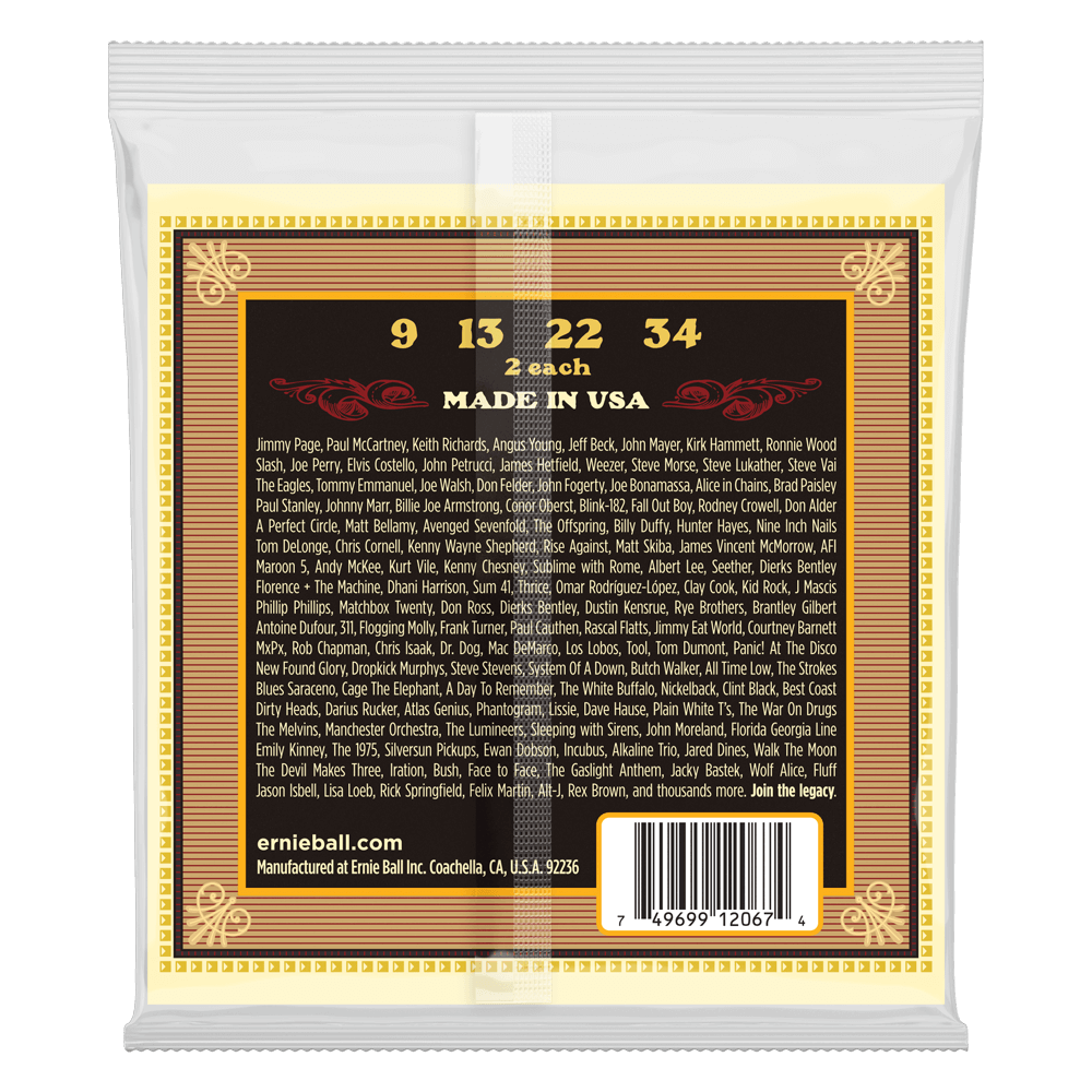 Ernie Ball Earthwood Mandolin Light Loop End 80-20 Bronze Acoustic Guitar String, 9-34 Gauge — view 2