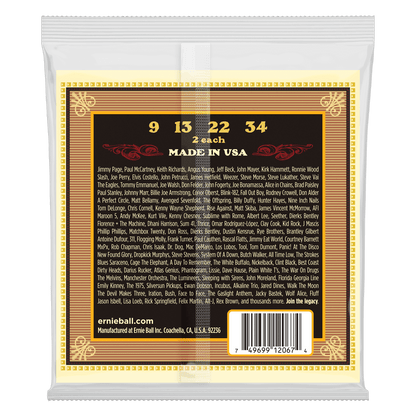 Ernie Ball Earthwood Mandolin Light Loop End 80-20 Bronze Acoustic Guitar String, 9-34 Gauge — view 2
