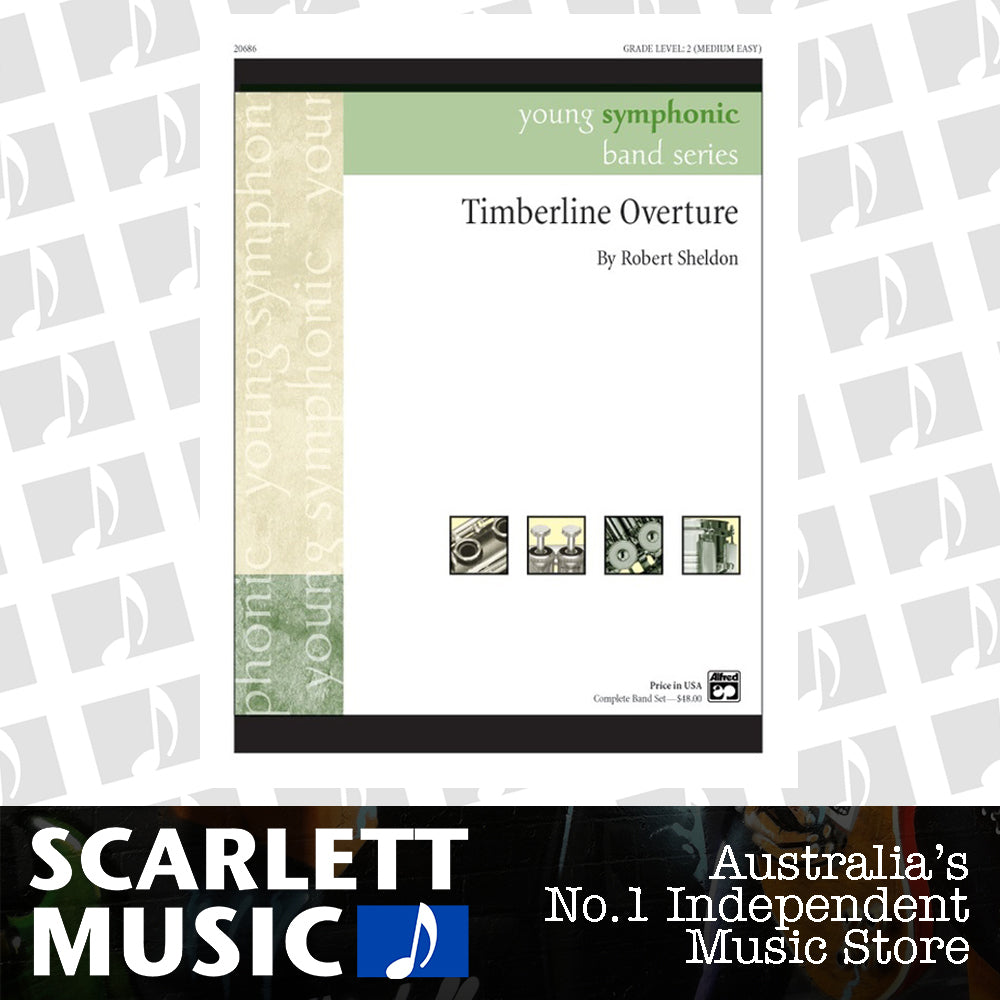Timberline Overture Concert Band Sheet Music Grade 2 — view 2