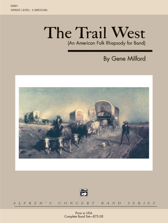 Trail West Concert Band Sheet Music Grade 3