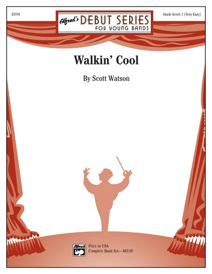 Walkin Cool Concert Band Sheet Music Grade 1