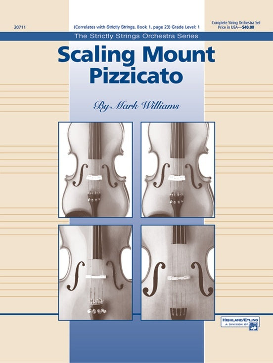 Scaling Mount Pizzicato String Orchestra Gr 1