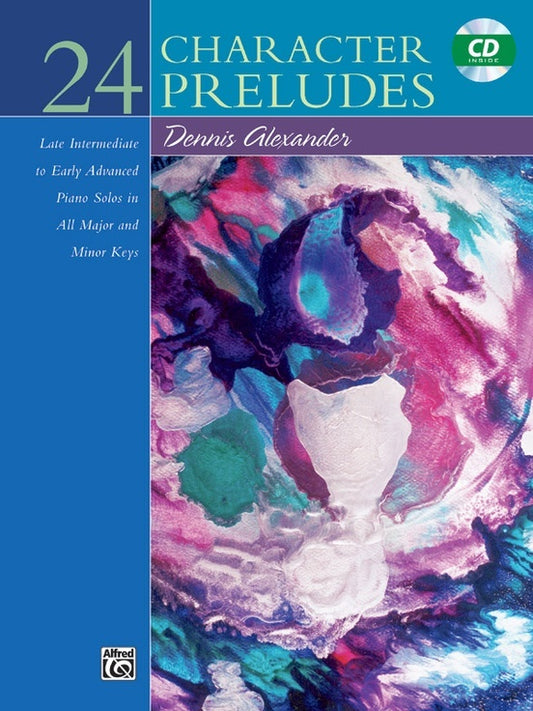 Character Preludes 24 Book/CD Piano