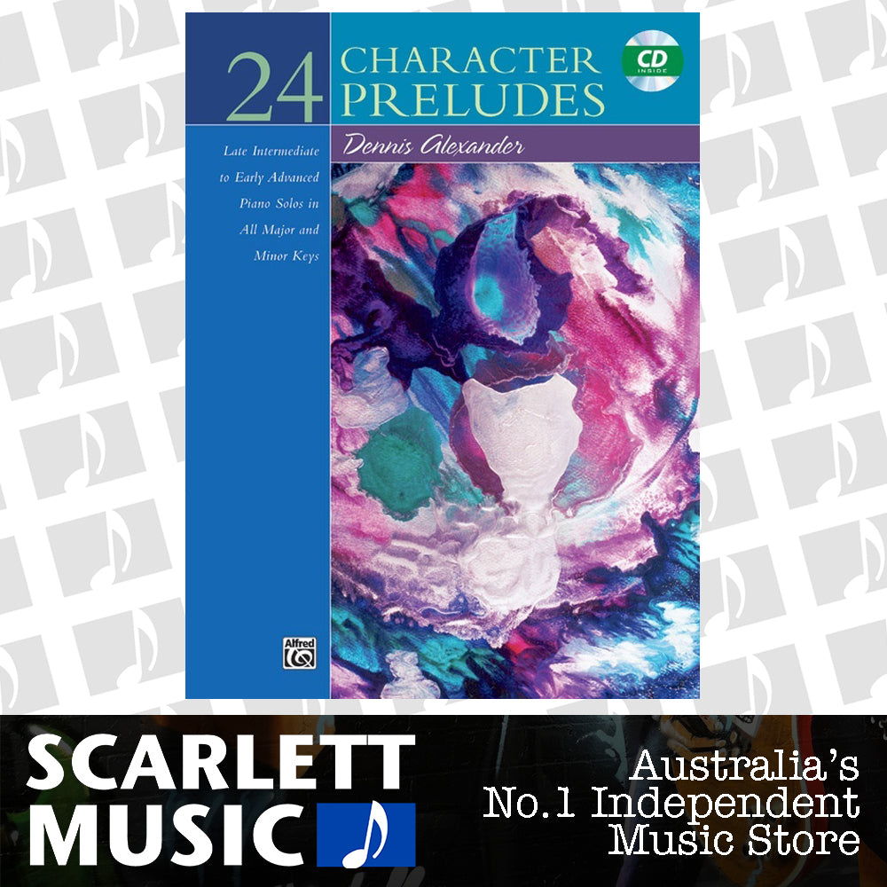 Character Preludes 24 Book/CD Piano — view 2