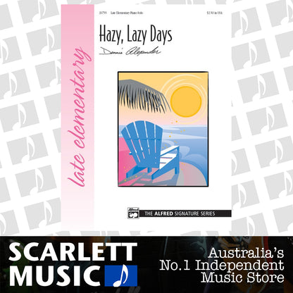 Hazy Lazy Days Piano Late Elementary — view 2