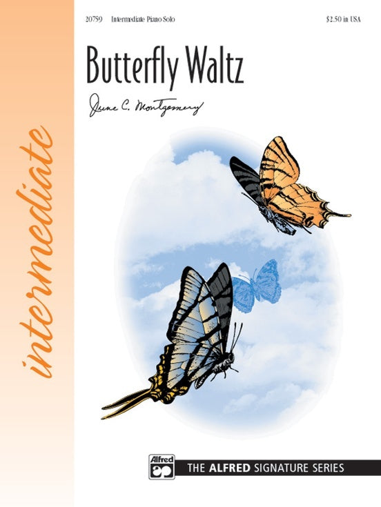 Butterfly Waltz Piano Sheet Music Intermediate