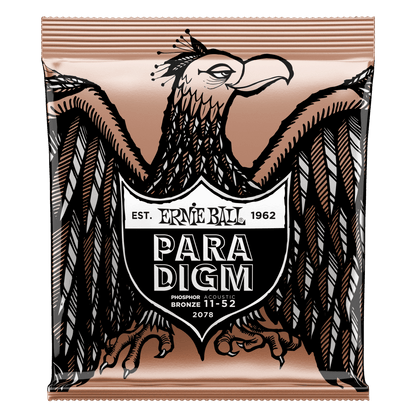 Ernie Ball Paradigm Light Phosphor Bronze Acoustic Guitar Strings 11-52 Gauge