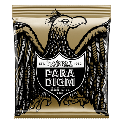 Ernie Ball Paradigm Medium 80-20 Bronze Acoustic Guitar Strings 13-56 Gauge
