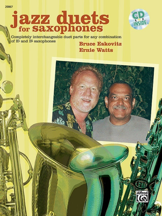 Jazz Duets For Saxophones Book/CD