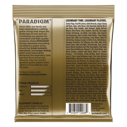 Ernie Ball Paradigm Light 80-20 Bronze Acoustic Guitar Strings 11-52 Gauge — view 2