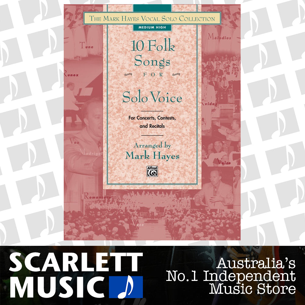 Folk Songs 10 For Solo Voice Med Low Book Only — view 2