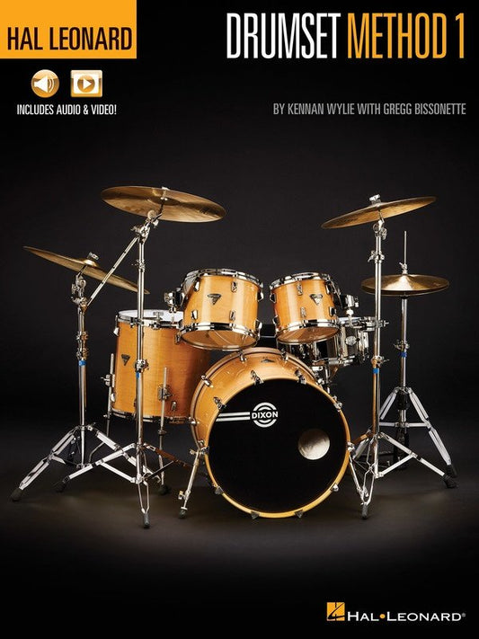 Hal Leonard Drumset Method Book 1 — Book & Online Media (Hal Leonard)