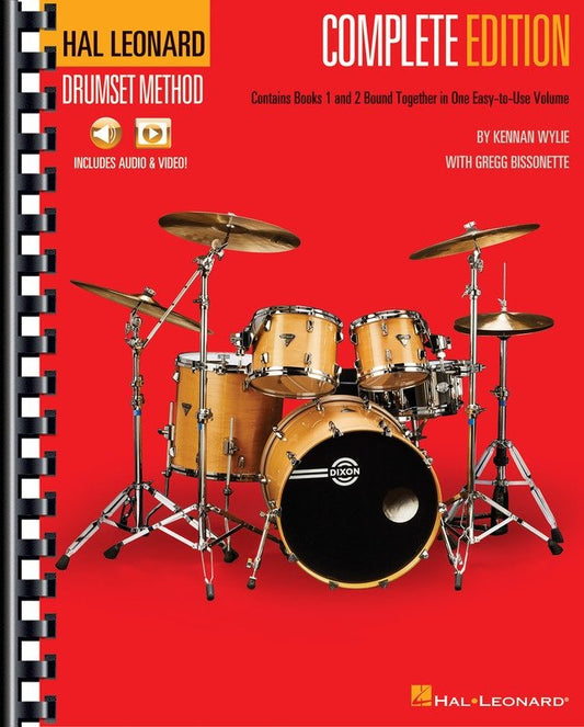 Hal Leonard Drumset Method: Complete Edition — Book/Online Media (Hal Leonard)