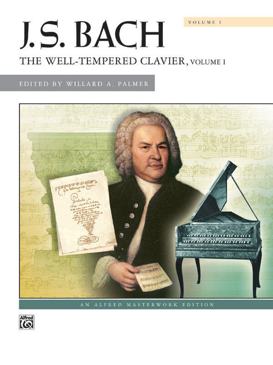 Bach Well-Tempered Clavier Volume 1 Piano Sheet Music 220 Pages