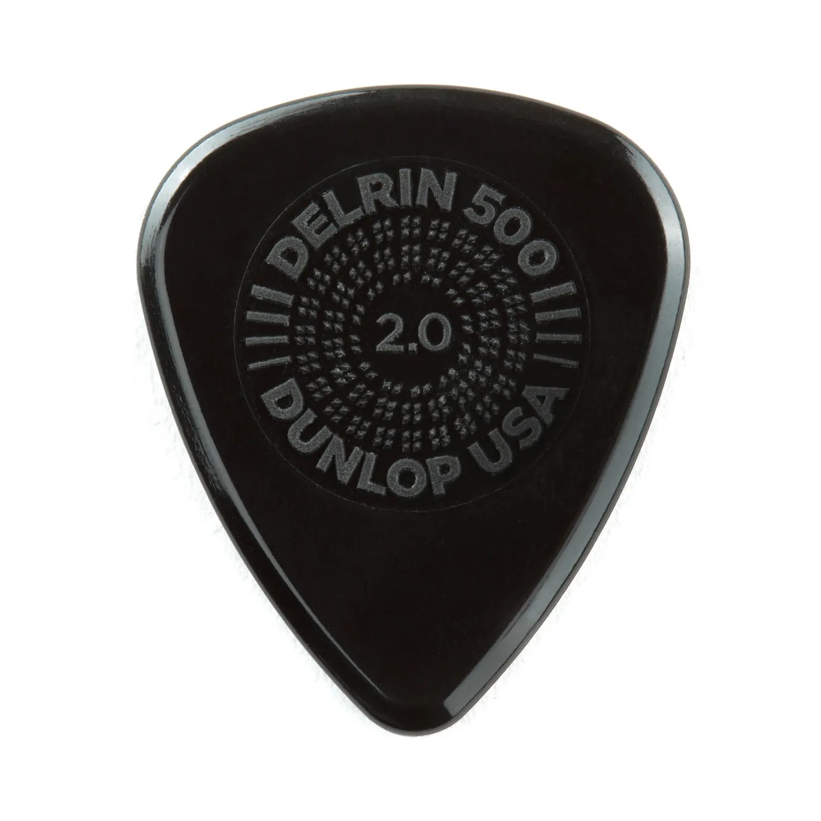 Jim Dunlop Prime Grip Delrin 500 2.0 Guitar Pick (Single)
