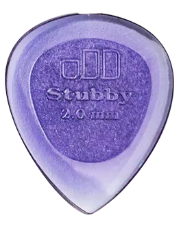 Jim Dunlop 2.00MM Stubby Guitar Pick (Single)