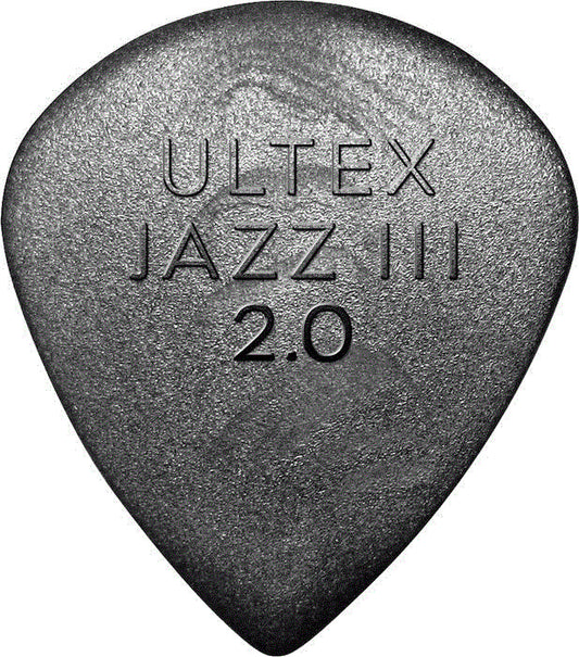 6 x Jim Dunlop Jazz III Ultex 2.0 Guitar Picks 427R Free Shipping