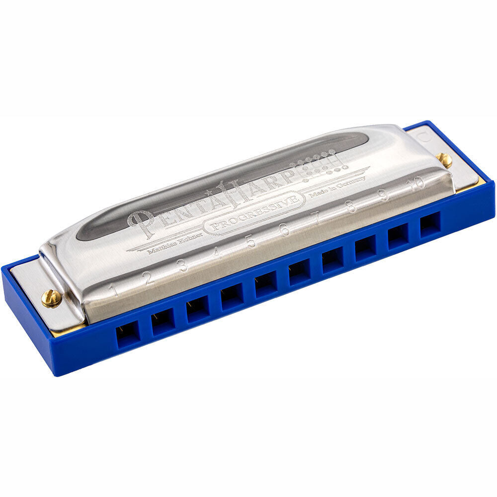 Hohner PentaHarp Harmonica in C-minor, 10 Holes, ABS Comb, Blues Scale, Beginner Friendly, Made in Germany — view 2