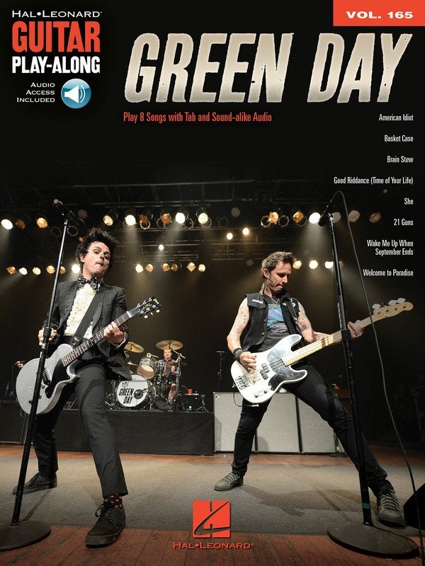 Green Day — Guitar Play-Along Vol. 165, Book/Online Audio, Guitar TAB (Hal Leonard)